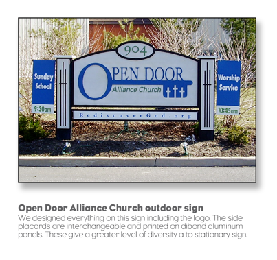 Outdoor, exterior signage - Voorhees New Jersey